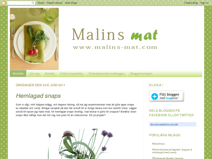 www.malins-mat.com