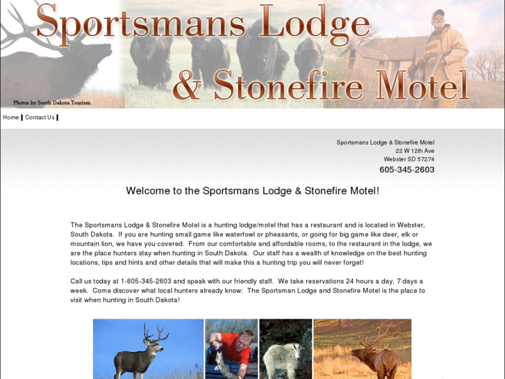 www.sportsmanslodgeandstonefiremotel.com