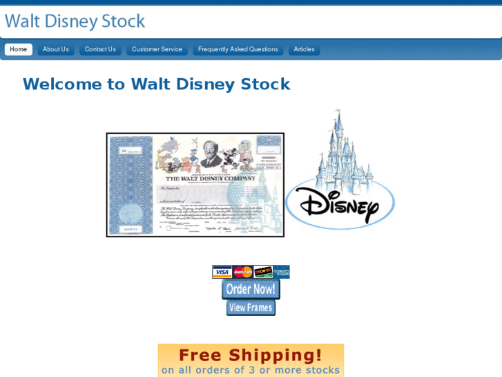 www.waltdisneystock.com