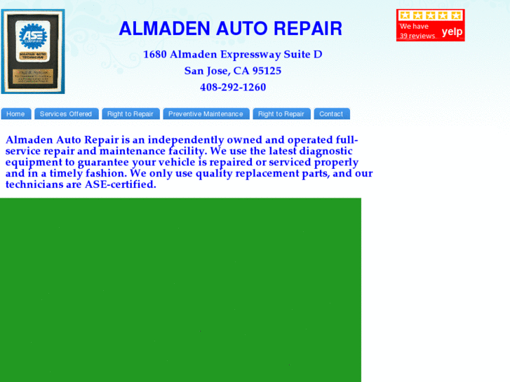 www.almadenautorepair.com