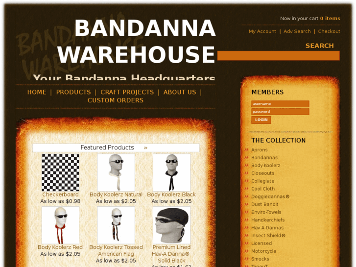 www.bandannawarehouse.com