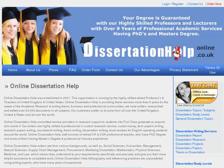 www.dissertationhelponline.co.uk