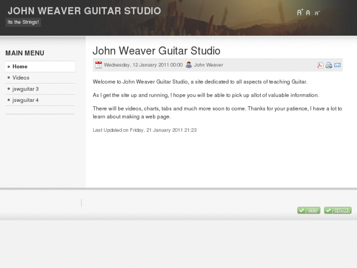 www.johnweaverguitarstudio.com