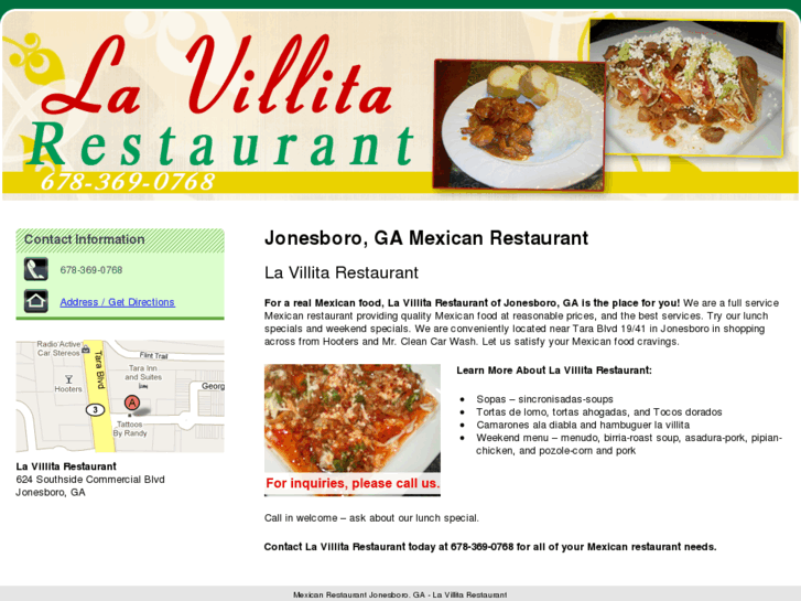 www.lavillitarestaurant.com