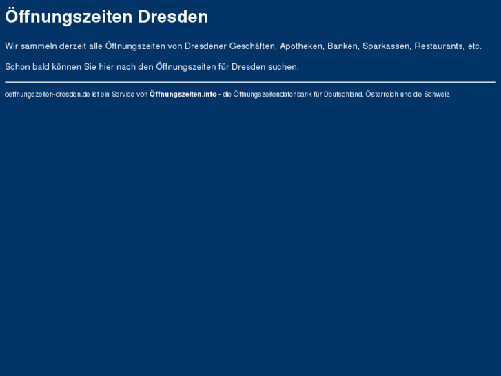 www.oeffnungszeiten-dresden.de