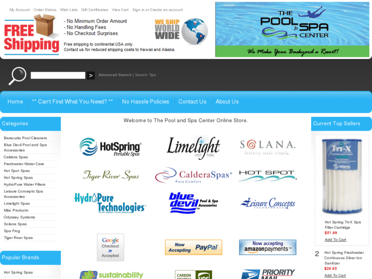 www.shopthepoolandspacenter.com