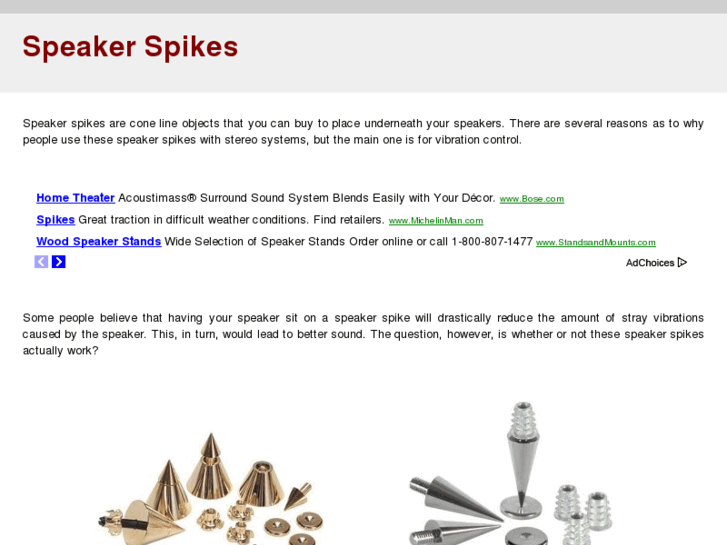 www.speakerspikes.com