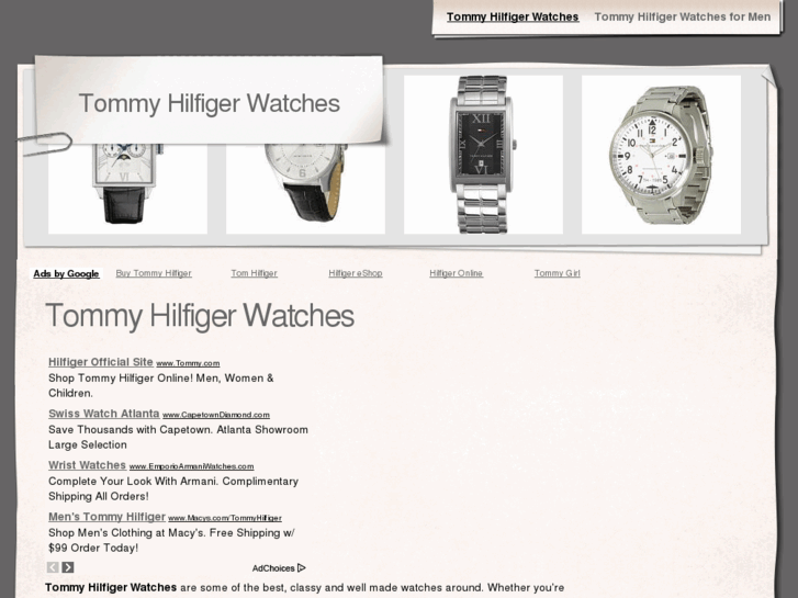 www.tommyhilfigerwatches.com