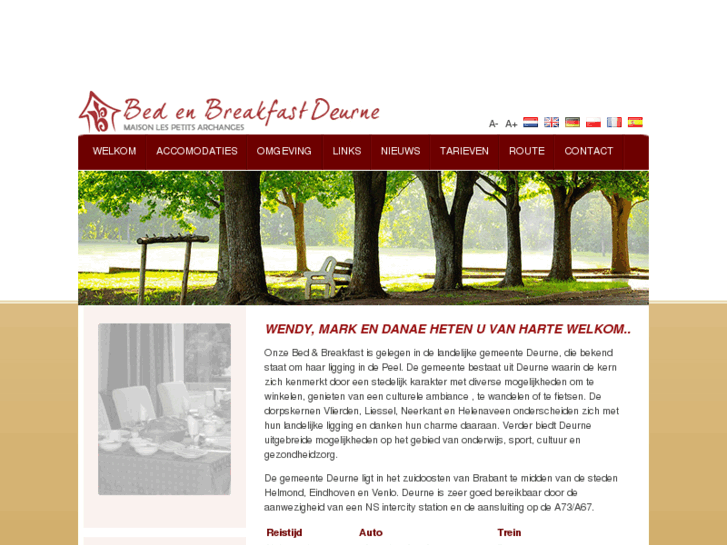 www.bedenbreakfastdeurne.nl