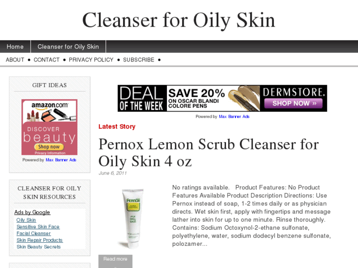 www.cleanserforoilyskin.com