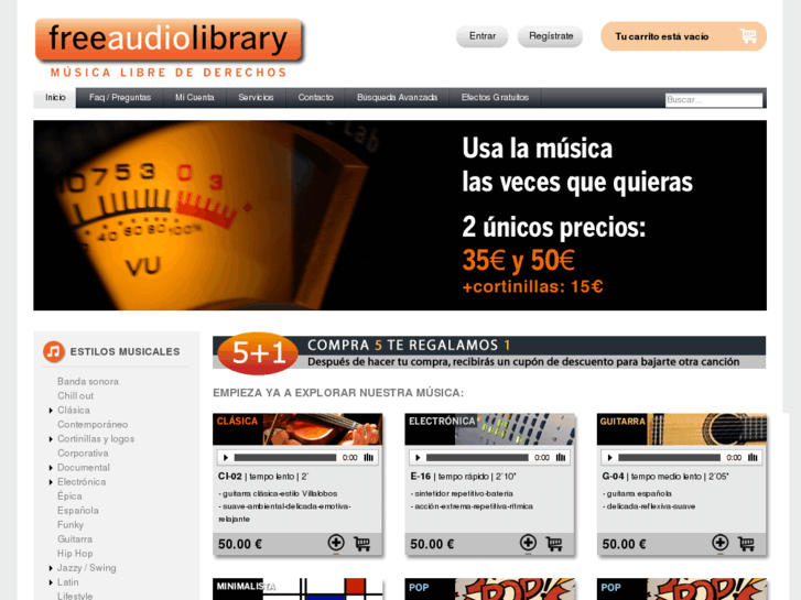 www.freeaudiolibrary.com