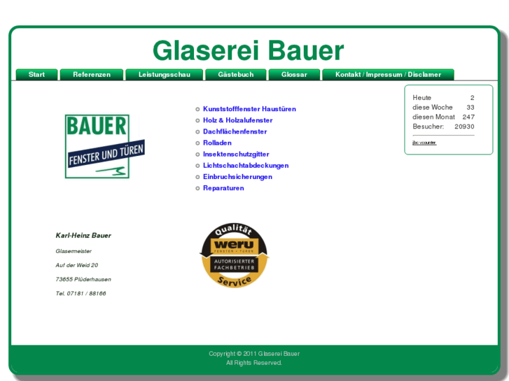 www.glaserei-bauer.com