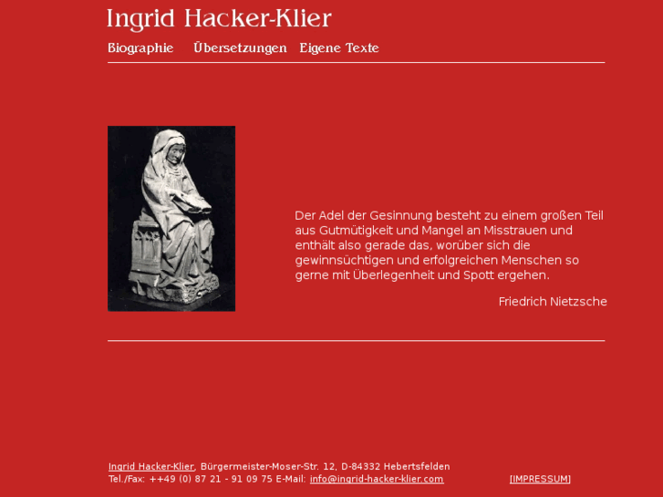 www.ingrid-hacker-klier.com