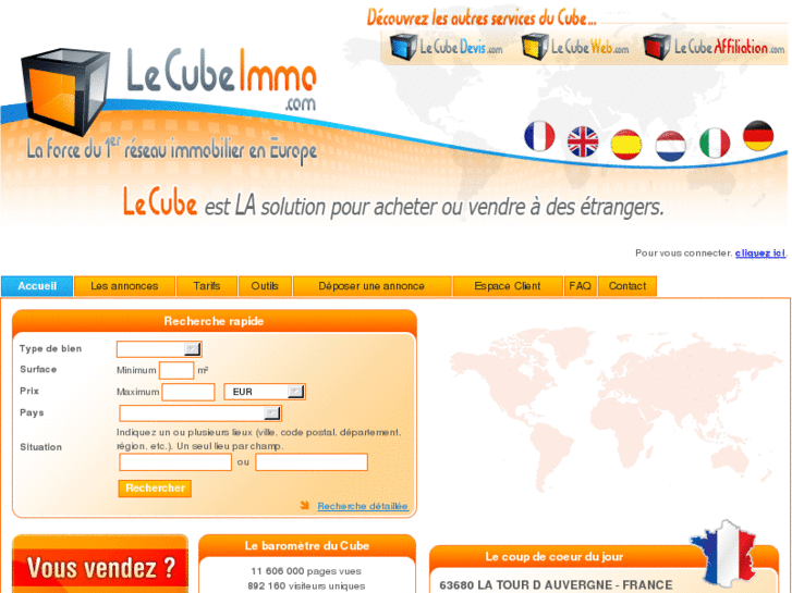 www.lecubeimmobilier.com