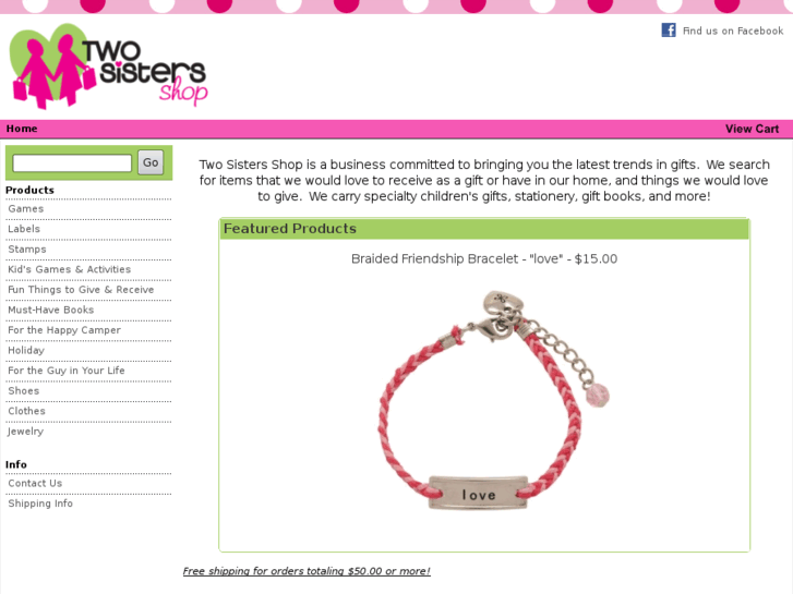 www.twosistersshop.com