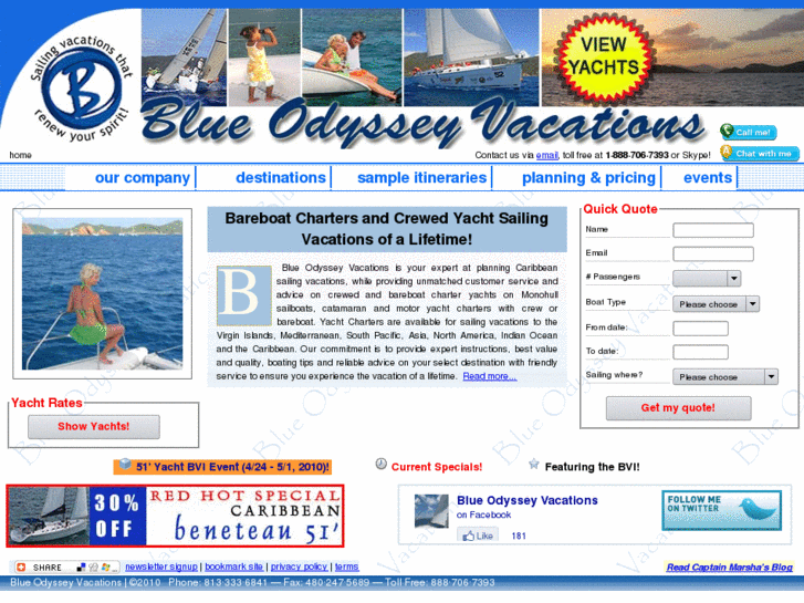 www.blueodysseyvacations.com