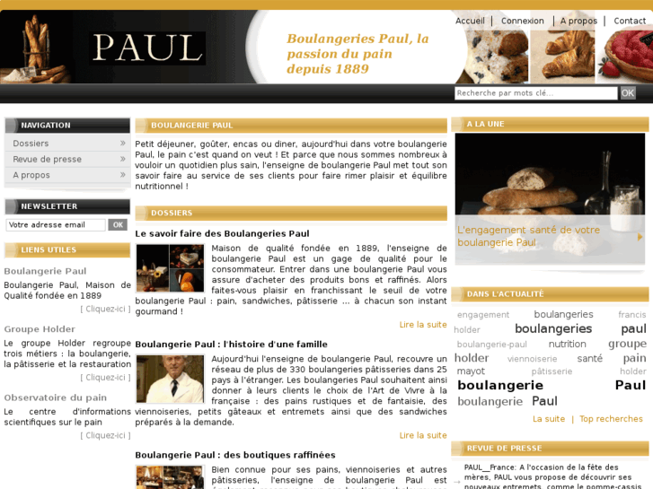 www.boulangeries-paul.info