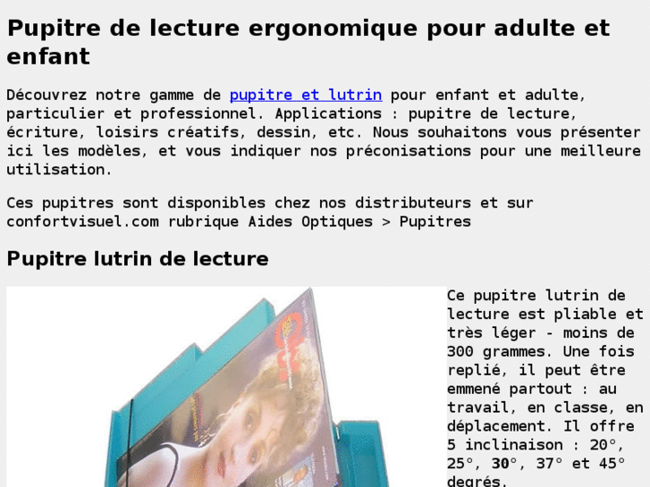 www.pupitre-lecture.com