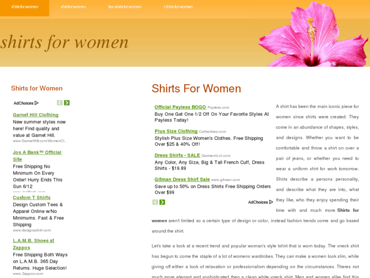 www.shirtsforwomen.org