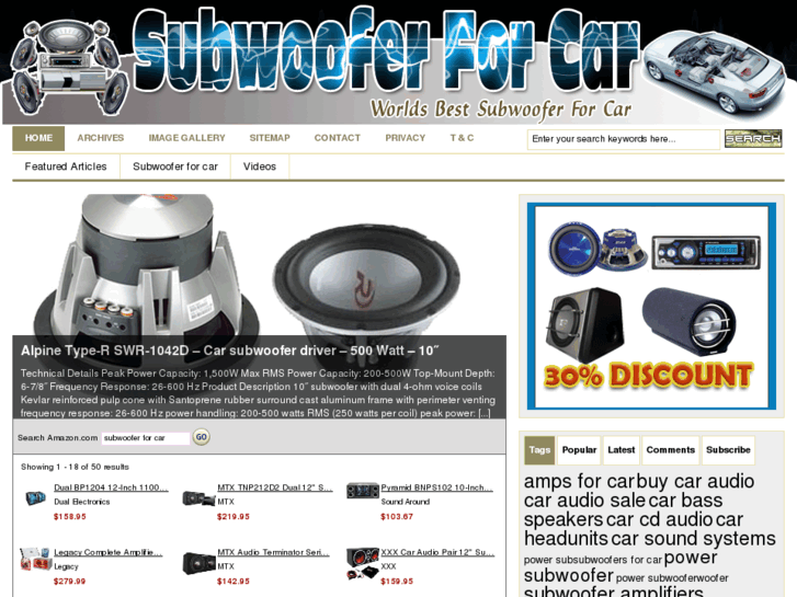 www.subwooferforcar.com