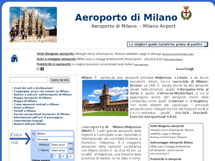 www.aeroportodimilano.com