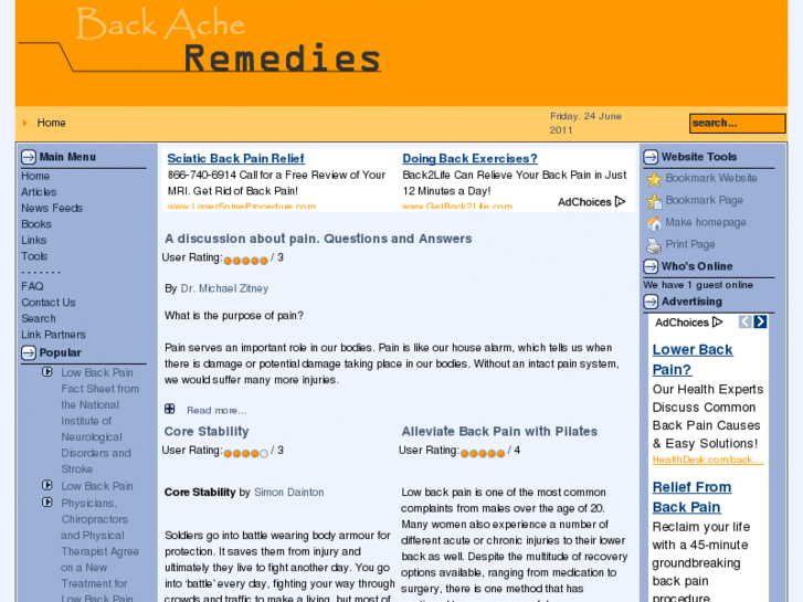 www.backacheremedies.com