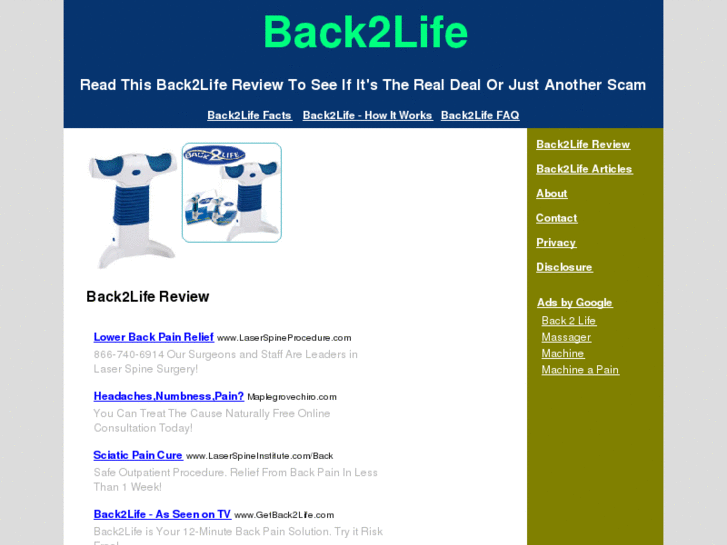 www.backtolifereview.com