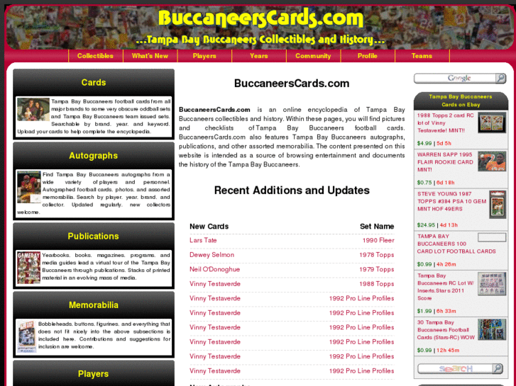 www.buccaneerscards.com