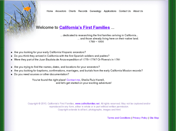 www.cafirstfamilies.net