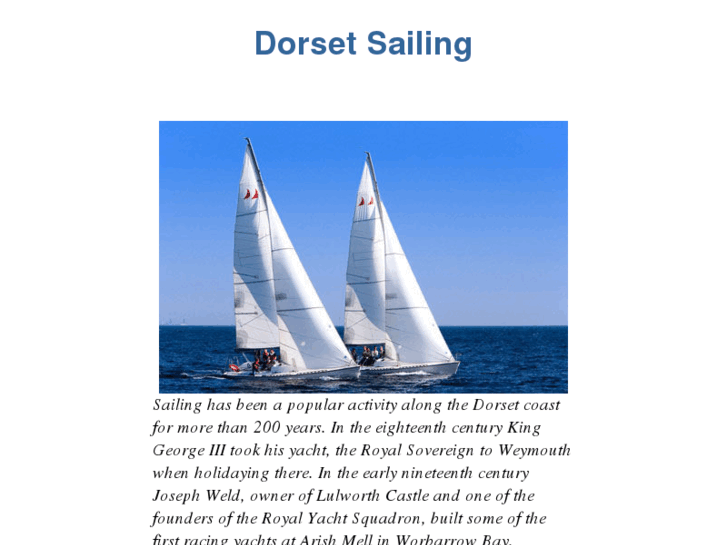 www.dorsetsailing.com