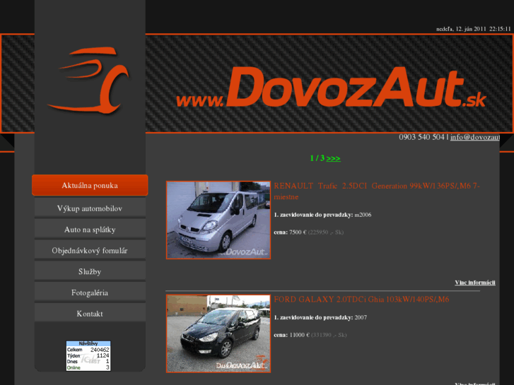 www.dovozaut.sk