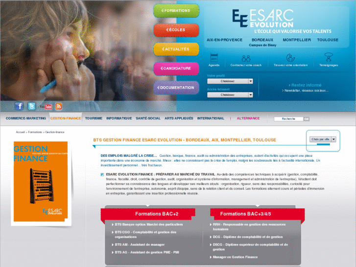 www.esarc-evolution-gestion-finance.com