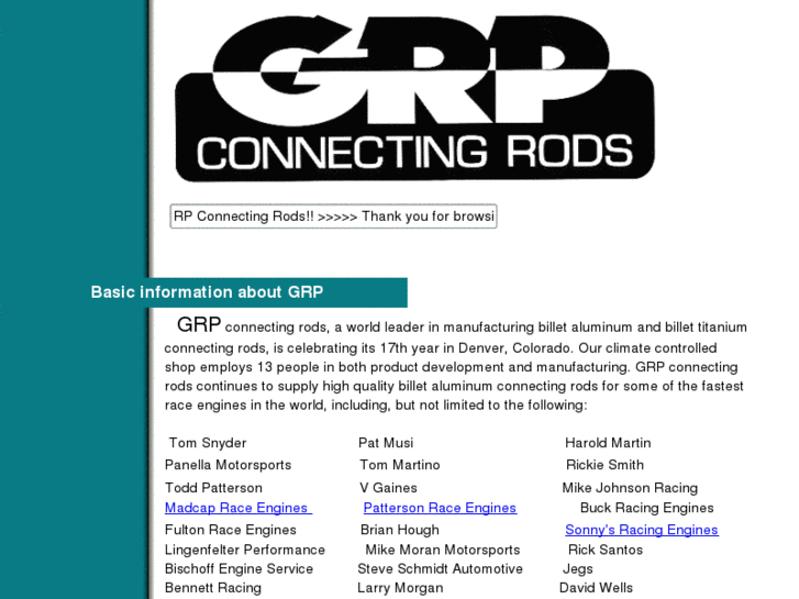 www.grpconrods.com