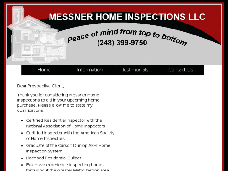 www.messnerhomeinspections.com