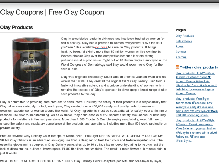 www.olaycoupons.org