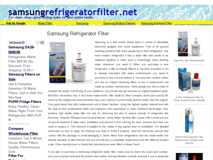 www.samsungrefrigeratorfilter.net