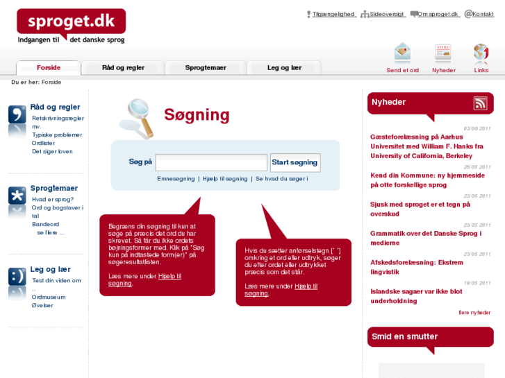 www.sproget.dk