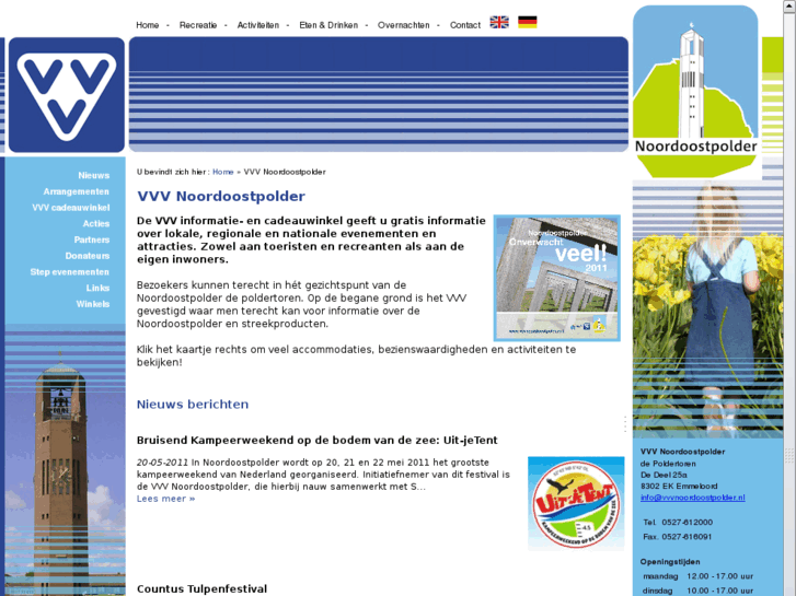 www.vvvnoordoostpolder.nl