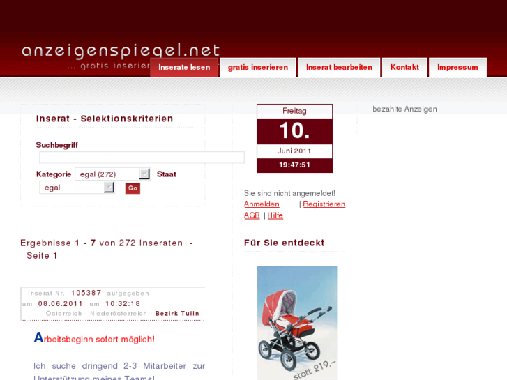 www.anzeigenspiegel.net
