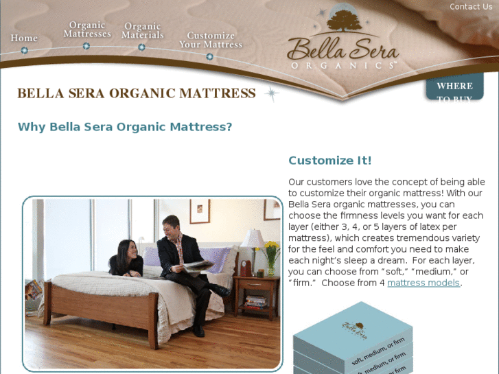 www.bellaseraorganicmattress.com