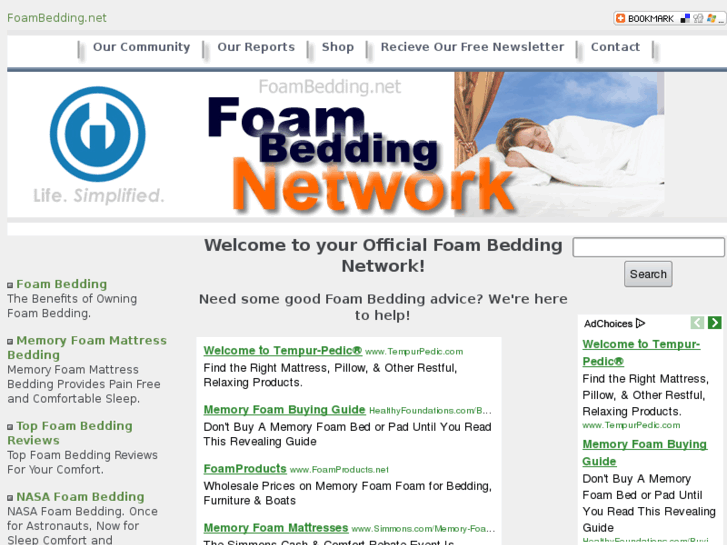 www.foambedding.net