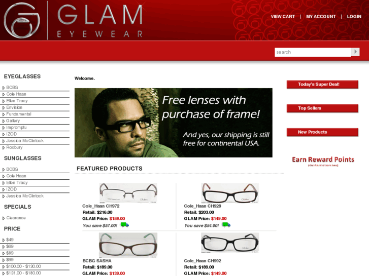 www.glameyewear.com