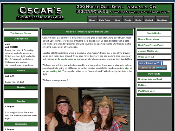 www.oscars-sportsbar.com