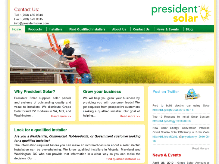 www.presidentsolar.com