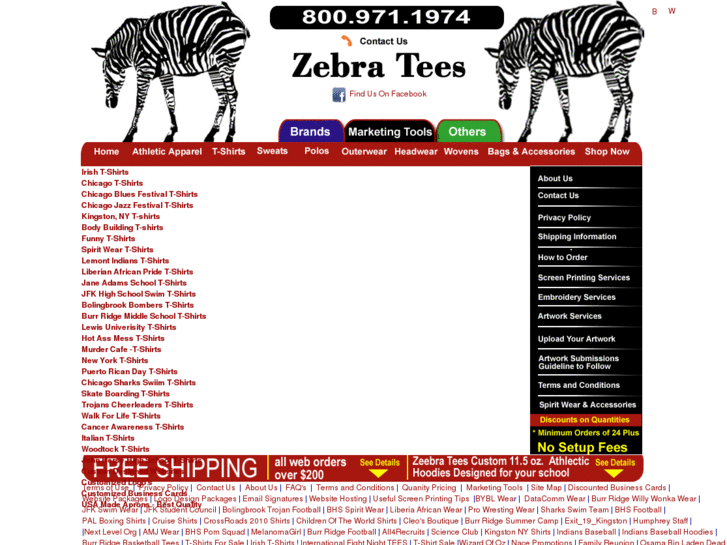 www.zebratshirts.com