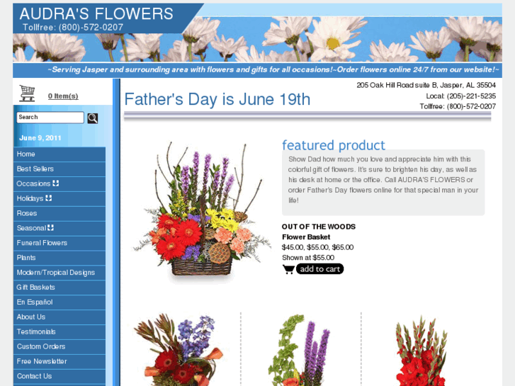 www.audrasflowers.net