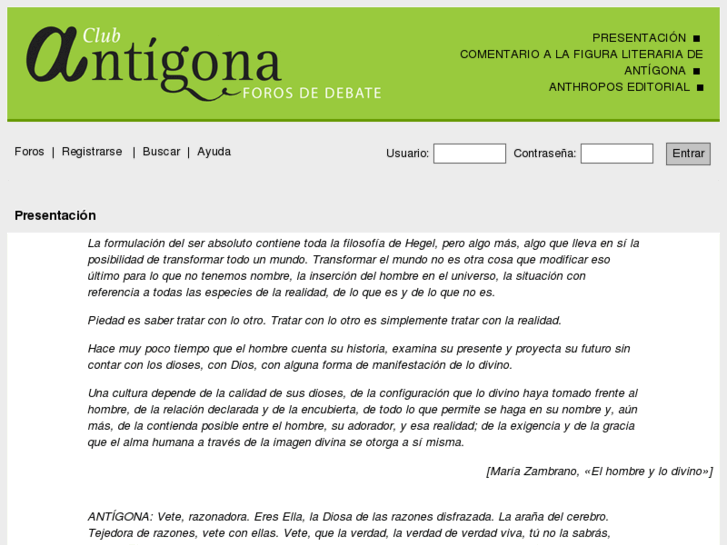 www.clubantigona.com