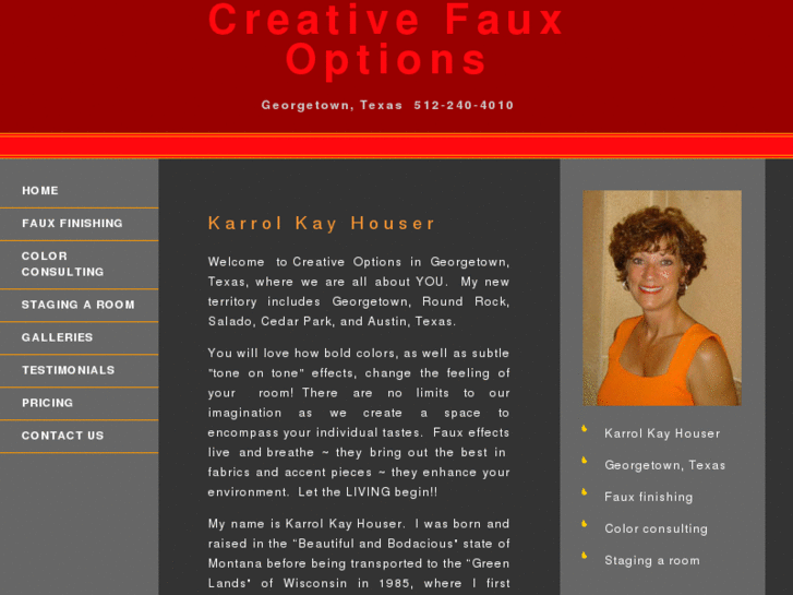 www.creativefauxoptions.com