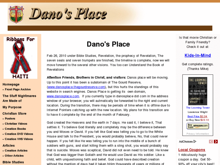 www.danosplace.com