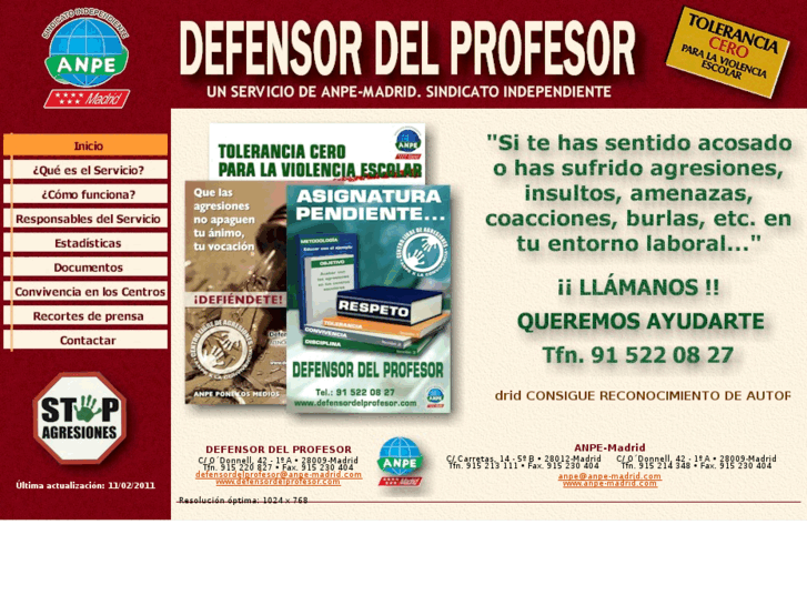 www.defensordelprofesor.com